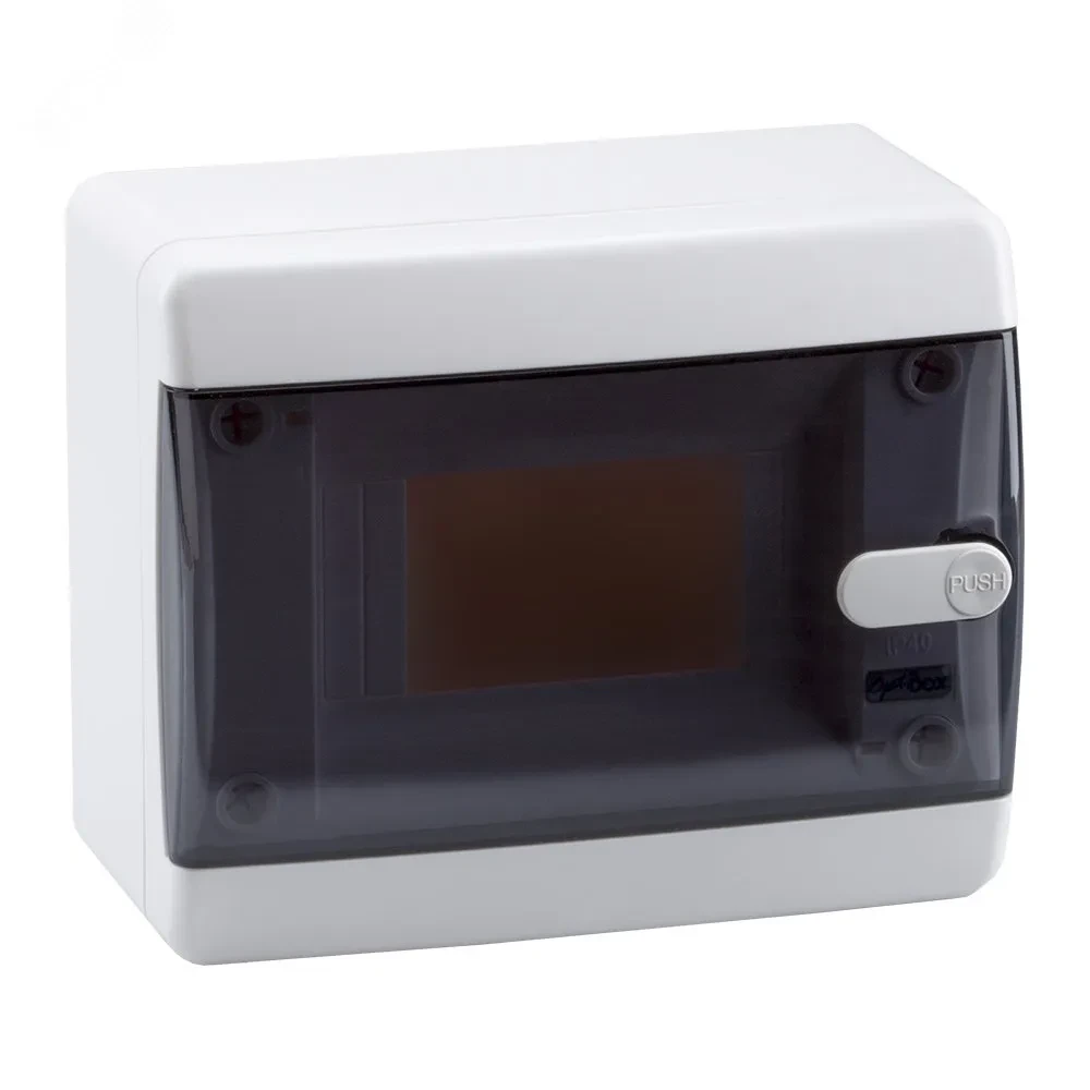 Щит распределительный навесной пластиковый ЩРН-п-6 OptiBox P-CNK-1-06-IP41 Щит распределительный навесной пластиковый ЩРН-п-6 OptiBox P-CNK-1-06-IP41