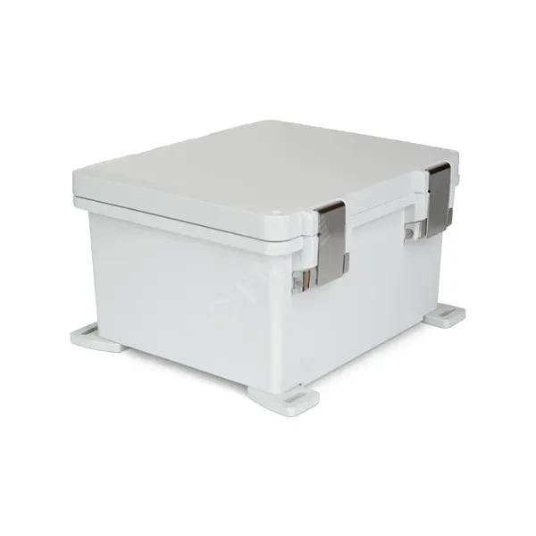 Корпус PolyBox 276 х 225 х 185 мм, петли, защелки AISI316, серая крышка, PC, IP66 / IP68 / IP69 Корпус PolyBox 276 х 225 х 185 мм, петли, защелки AISI316, серая крышка, PC, IP66 / IP68 / IP69
