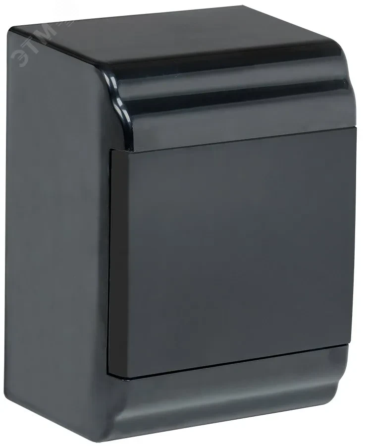 Корпус модульный пл. нав. ЩРН-П-4 PRIME черный IP41 Корпус модульный пл. нав. ЩРН-П-4 PRIME черный IP41