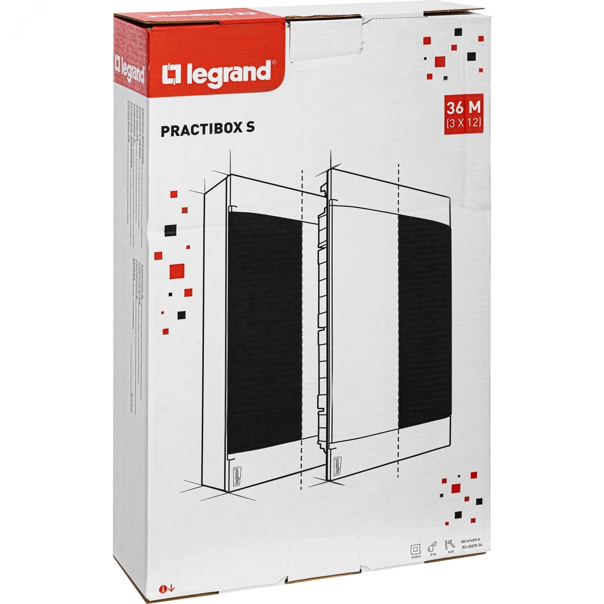 Practibox S Пластиковый щиток Встраиваемый (ЩРв-П) 3X12 Дымчатая дверь Practibox S Пластиковый щиток Встраиваемый (ЩРв-П) 3X12 Дымчатая дверь