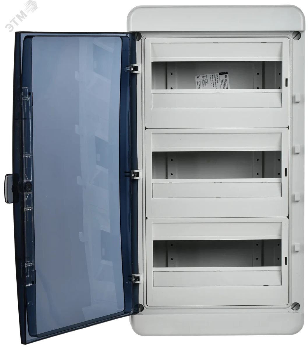 TEKFOR Корпус пластиковый навесной КМПн-36 IP65 черная прозрачная дверь IEK TEKFOR Корпус пластиковый навесной КМПн-36 IP65 черная прозрачная дверь IEK