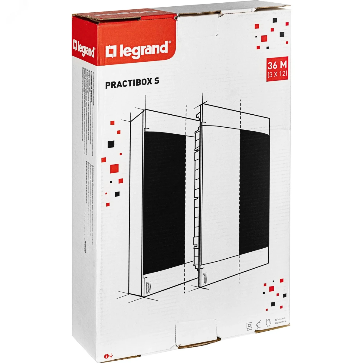 Practibox S Пластиковый щиток Встраиваемый (ЩРв-П) 3X12 Белая дверь Practibox S Пластиковый щиток Встраиваемый (ЩРв-П) 3X12 Белая дверь