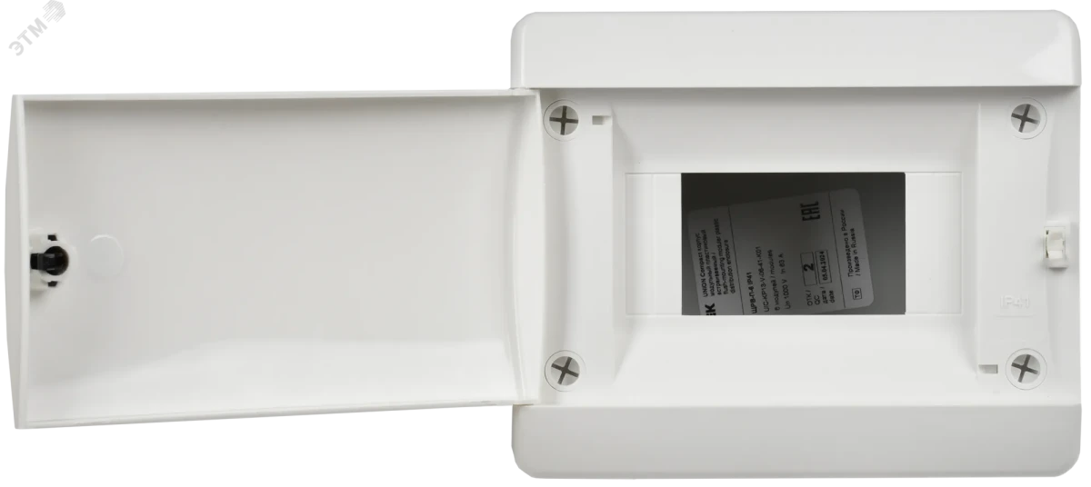 UNION Compact Корпус пластиковый ЩРВ-П-6 IP41 белая дверь IEK UNION Compact Корпус пластиковый ЩРВ-П-6 IP41 белая дверь IEK