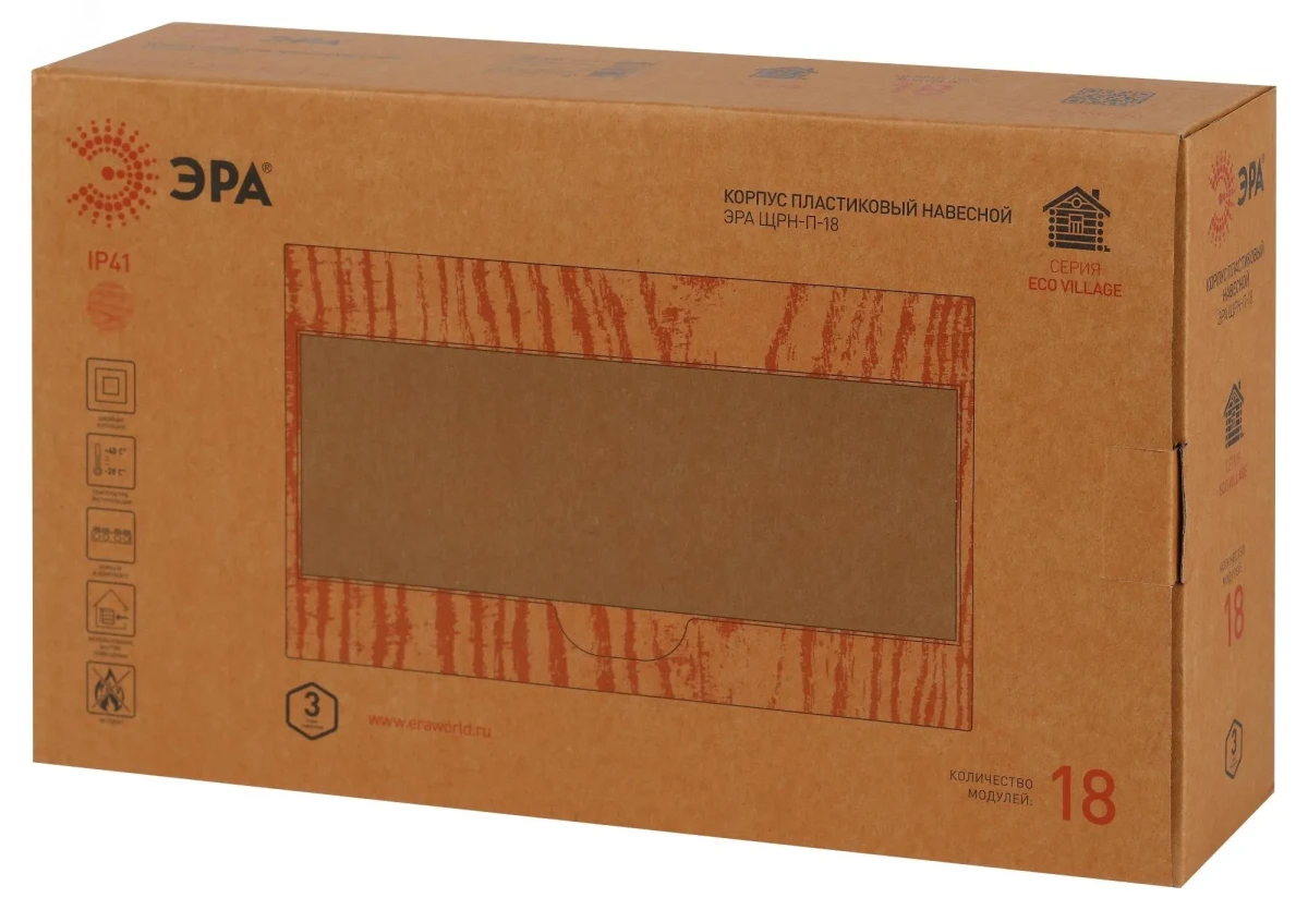 Корпус пластиковый ЩРН-П-18 BOXF 18_P IP41 сосна Корпус пластиковый ЩРН-П-18 BOXF 18_P IP41 сосна