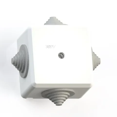 IP44 Коробка ответвительная открытой установки КОА-002-БК без контактной группы 60х60х42, белая IP44 Коробка ответвительная открытой установки КОА-002-БК без контактной группы 60х60х42, белая