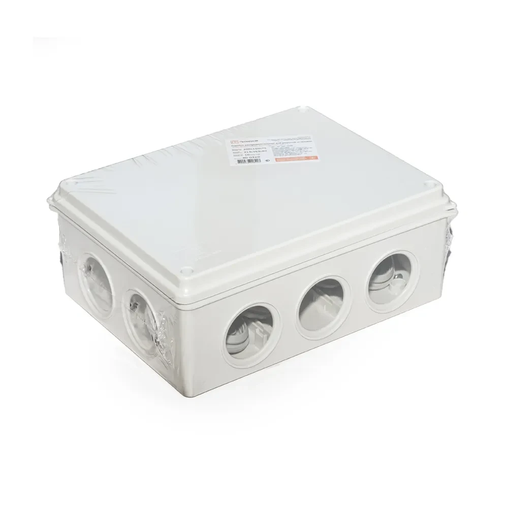 Коробка распаячная для о/п безгалогенная (HF) 200х150х75 (16шт/кор) Коробка распаячная для о/п безгалогенная (HF) 200х150х75 (16шт/кор)