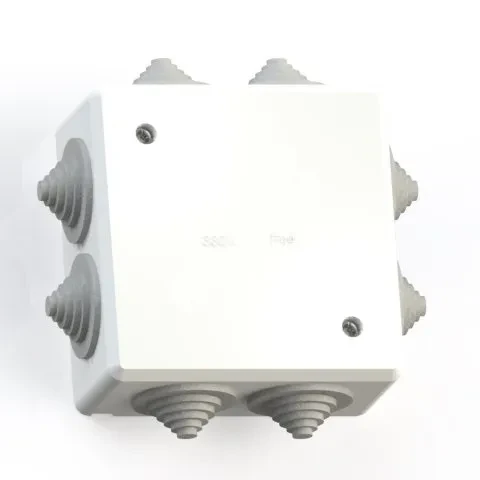 IP44 Коробка ответвительная открытой установки КОА-003-БК без контактной группы 90х90х42, белая IP44 Коробка ответвительная открытой установки КОА-003-БК без контактной группы 90х90х42, белая