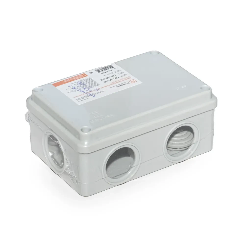 Коробка распаячная для о/п безгалогенная (HF) 120х80х50 (64шт/кор) (аналог 67051) Коробка распаячная для о/п безгалогенная (HF) 120х80х50 (64шт/кор) (аналог 67051)
