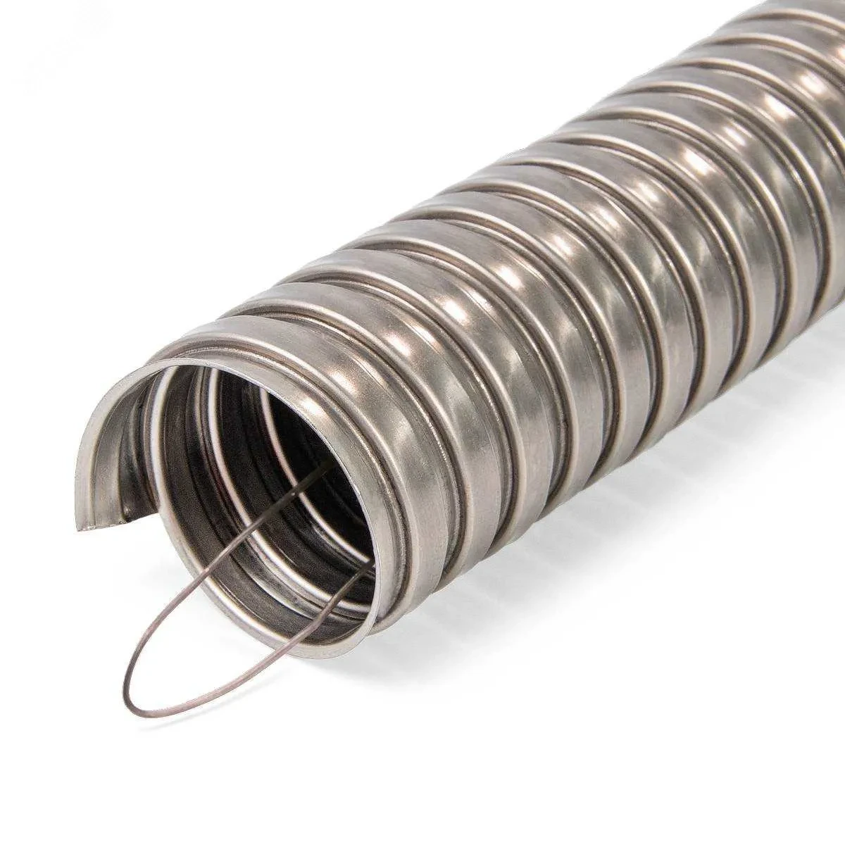Металлорукав из нержавеющей стали МР «INOX 16 с протяжкой Металлорукав из нержавеющей стали МР «INOX 16 с протяжкой