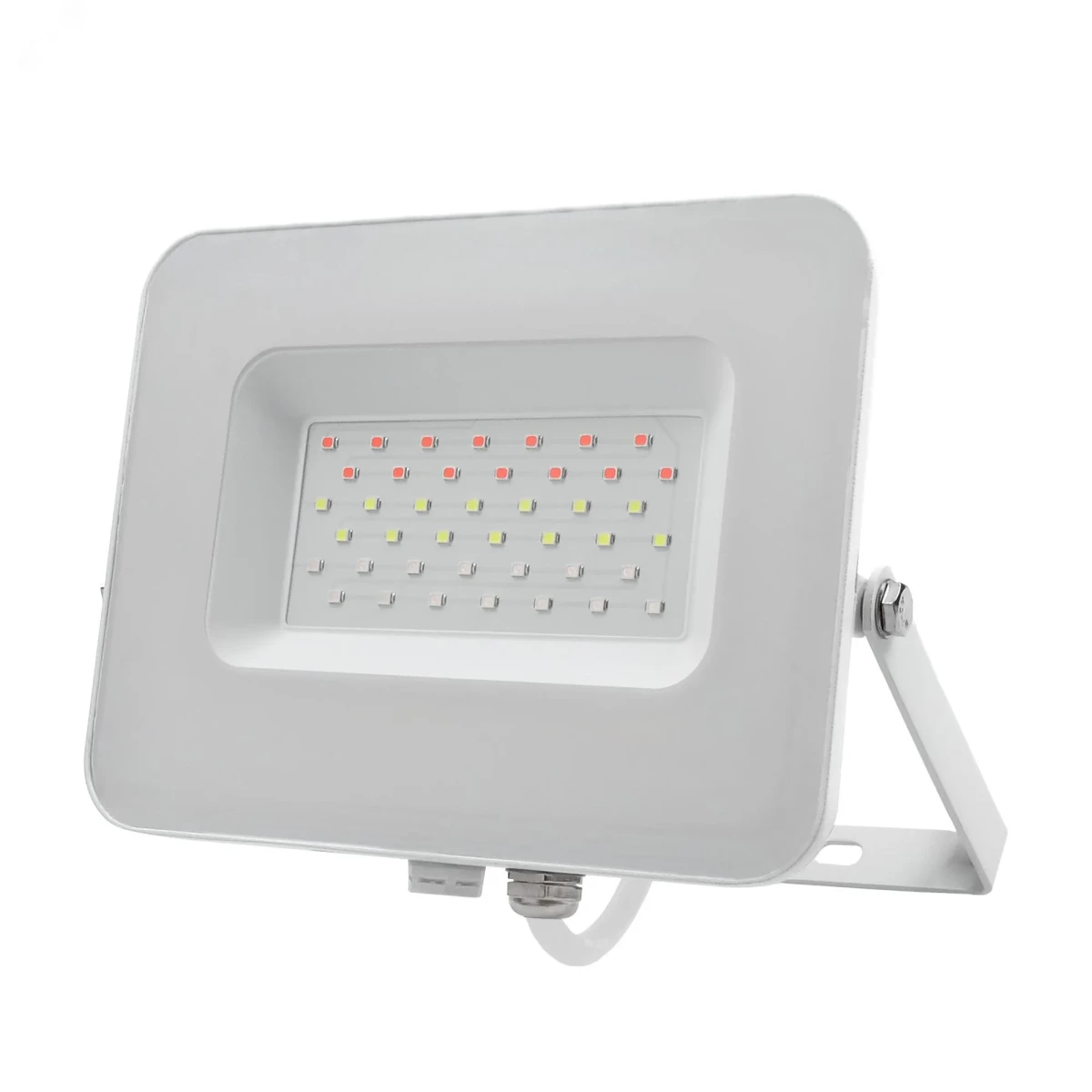 Прожектор светодиодный ДО-30w RGB IP65 белый корпус Прожектор светодиодный ДО-30w RGB IP65 белый корпус
