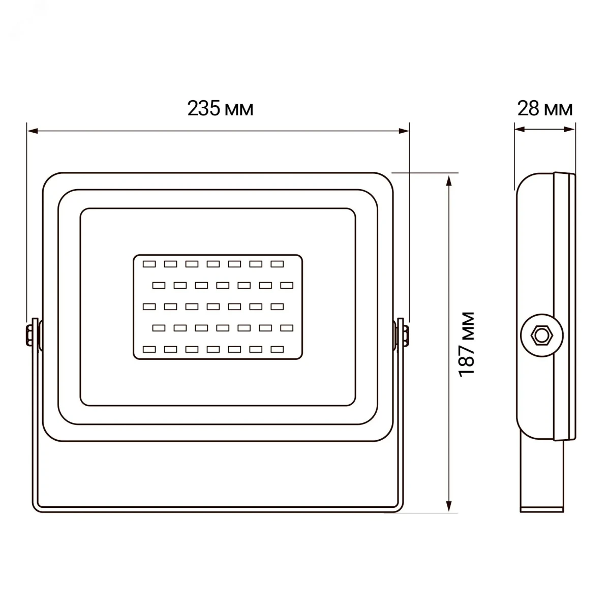 Прожектор светодиодный ДО-30w RGB IP65 белый корпус Прожектор светодиодный ДО-30w RGB IP65 белый корпус