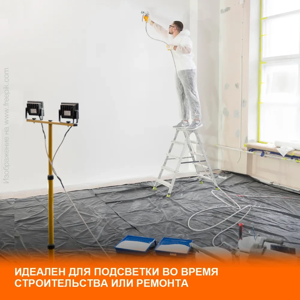 Прожектор светодиодный ДО-10Вт 6500К 1000Лм IP65 Прожектор светодиодный ДО-10Вт 6500К 1000Лм IP65