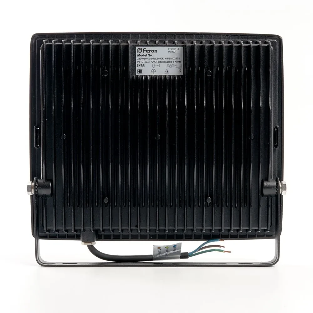 Прожектор светодиодный ДО-150w 4000К 14250Лм IP65 черный Прожектор светодиодный ДО-150w 4000К 14250Лм IP65 черный