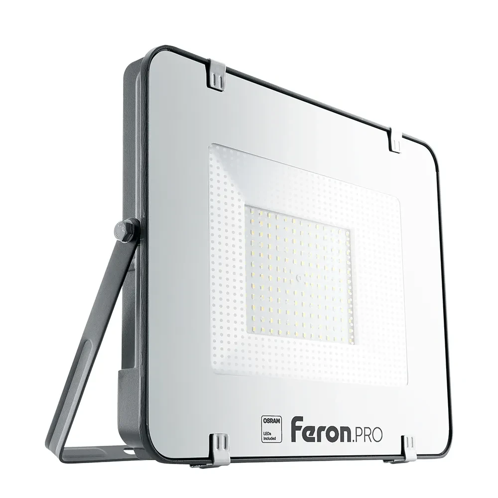 Прожектор светодиодный ДО-150w 6400К 15000Лм IP65 черный Feron.PRO Прожектор светодиодный ДО-150w 6400К 15000Лм IP65 черный Feron.PRO
