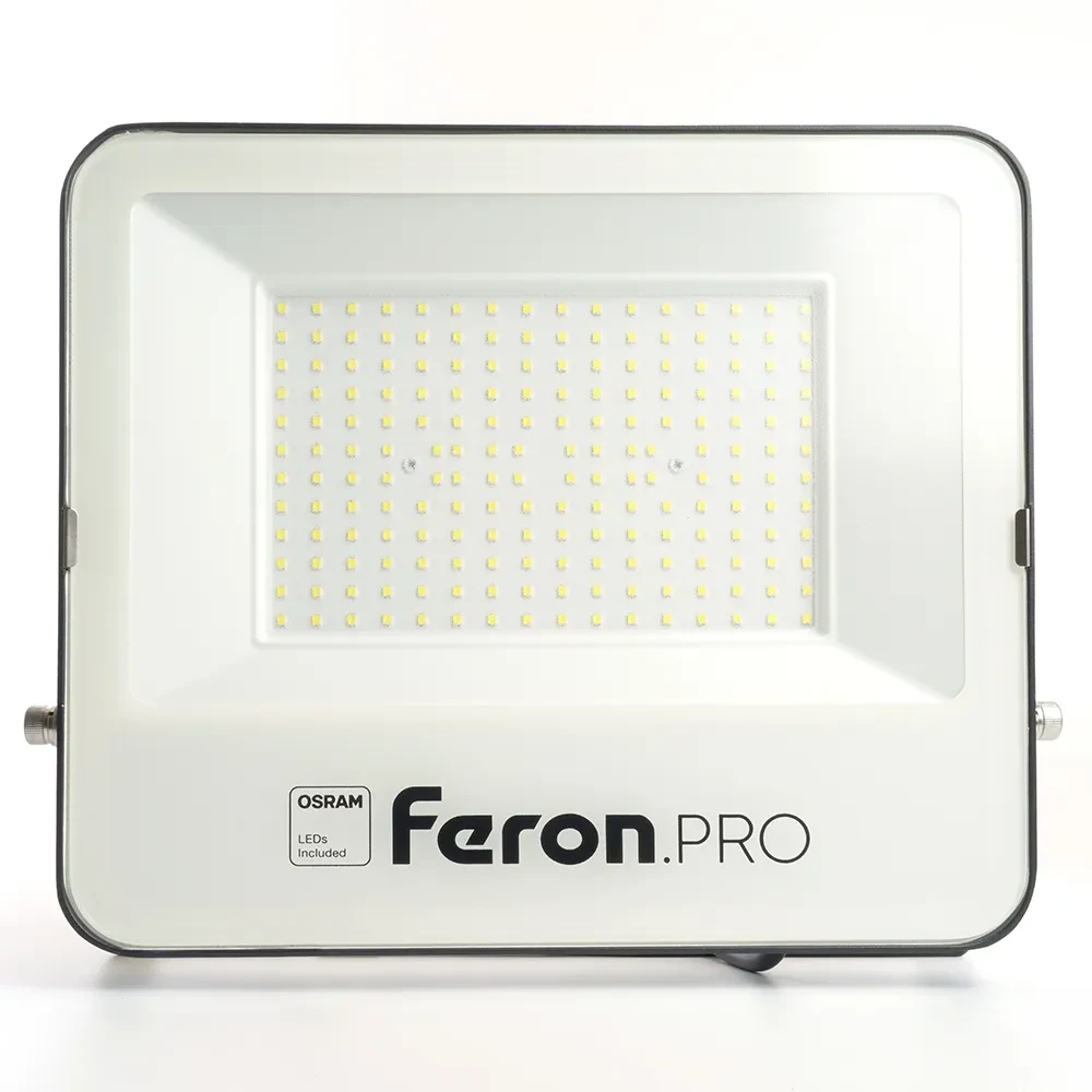 Прожектор светодиодный ДО-150w 6400К 15000Лм IP65 черный Feron.PRO Прожектор светодиодный ДО-150w 6400К 15000Лм IP65 черный Feron.PRO