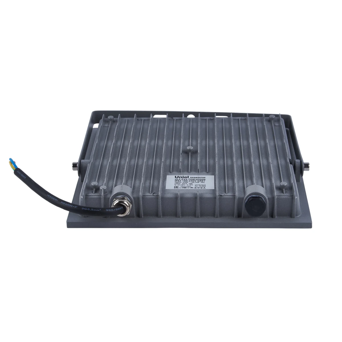 Прожектор светодиодный 70 Вт Дневной свет 6500K Корпус серый TM Uniel ULF-F23-70W/6500K IP65 160-240V GREY Прожектор светодиодный 70 Вт Дневной свет 6500K Корпус серый TM Uniel ULF-F23-70W/6500K IP65 160-240V GREY