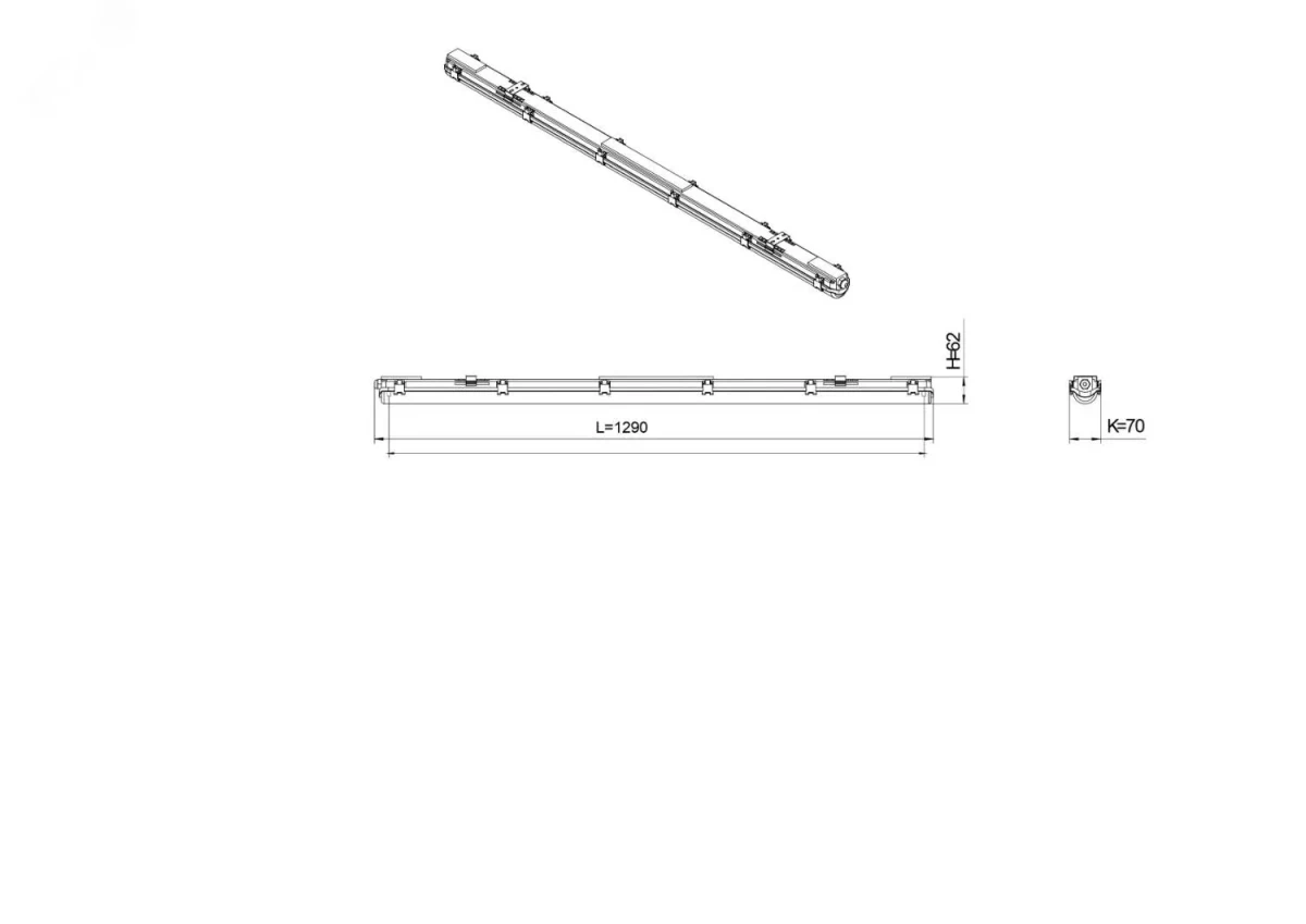 Светильник светодиодный под лампу Т8 SPP-101-0-001-120 Св-к IP65 T8 G13 1200мм (12/216) Светильник светодиодный под лампу Т8 SPP-101-0-001-120 Св-к IP65 T8 G13 1200мм (12/216)