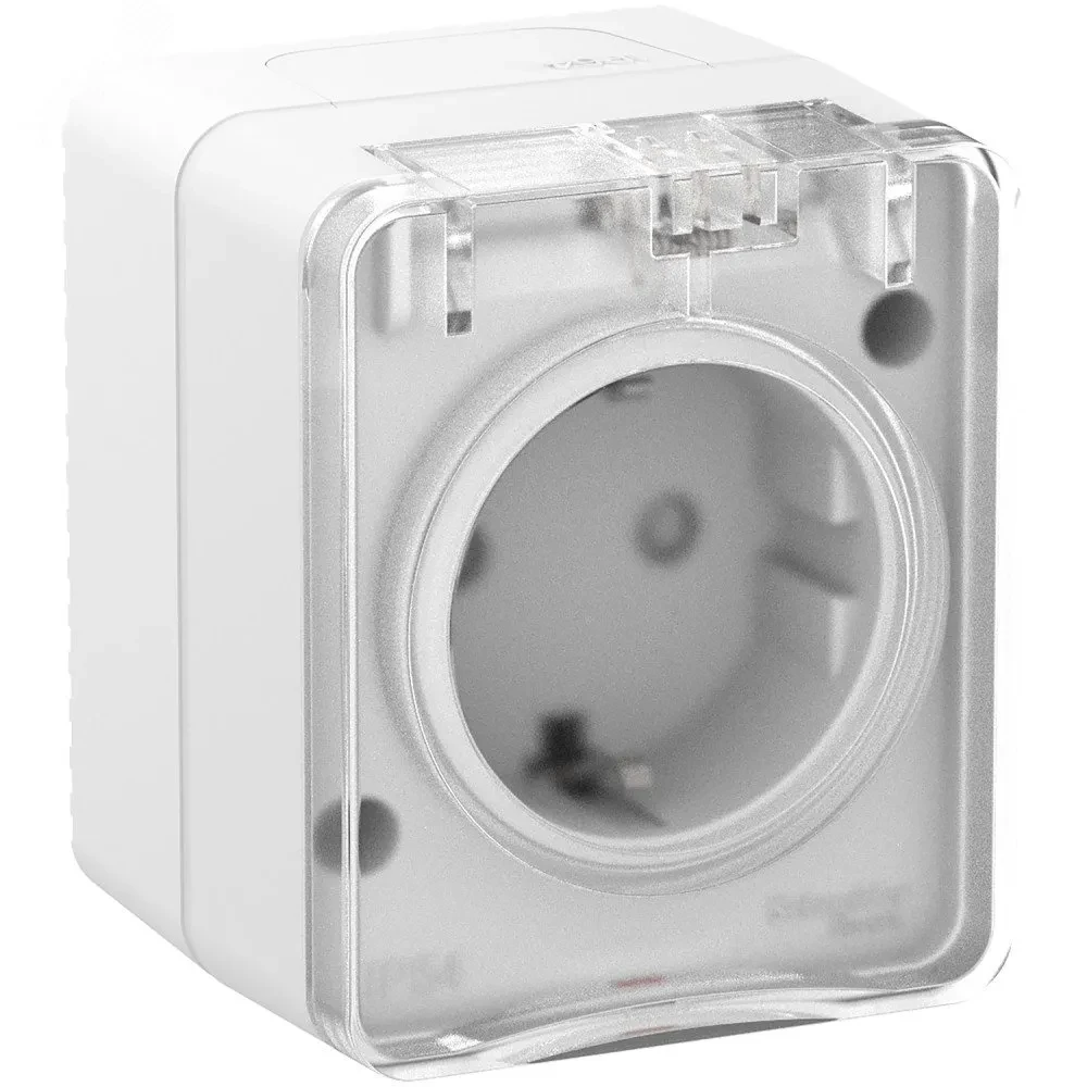 AtlasDesign Profi54 розетка с заземлением со шторками IP54 16А 250B, БЕЛЫЙ, Россия AtlasDesign Profi54 розетка с заземлением со шторками IP54 16А 250B, БЕЛЫЙ, Россия