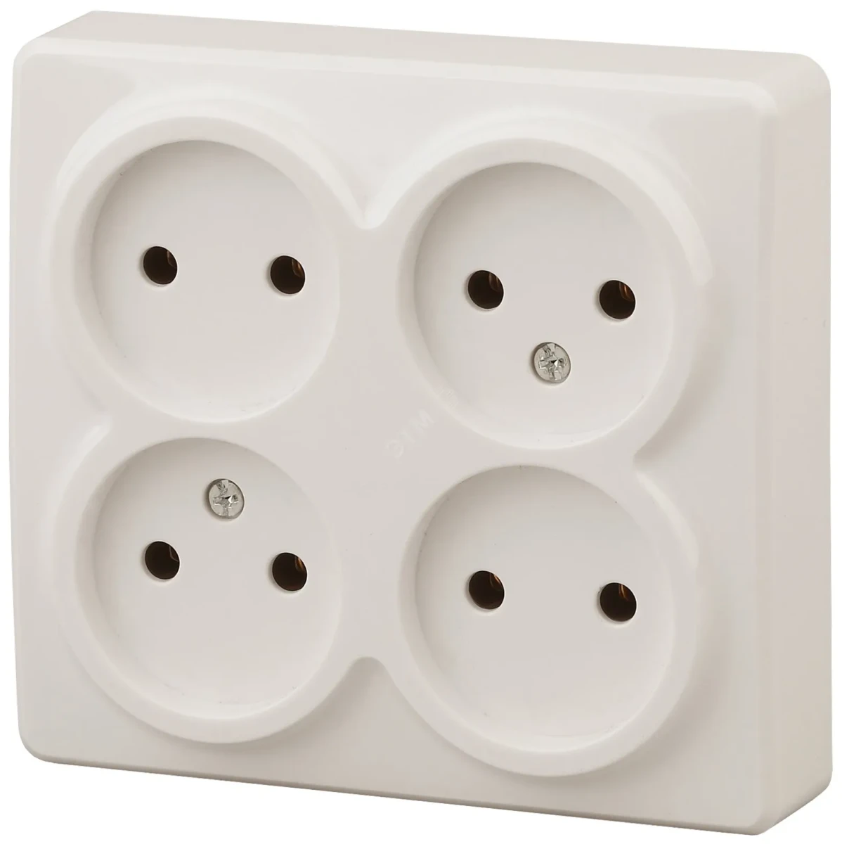 Розетка 4х2P, 16A-250В, ОУ, Эра Эксперт, сл.кость, 11-2210-02 Розетка 4х2P, 16A-250В, ОУ, Эра Эксперт, сл.кость, 11-2210-02