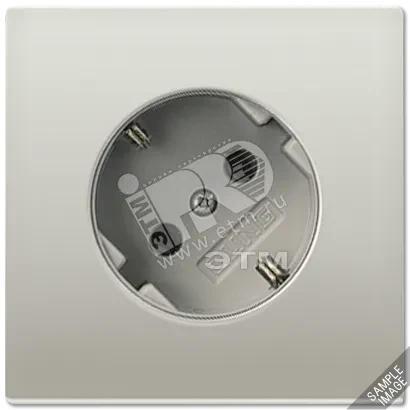 Розетка штепсельная SCHUKO 16A 250V с углом наклона 45 алюминий Розетка штепсельная SCHUKO 16A 250V с углом наклона 45 алюминий