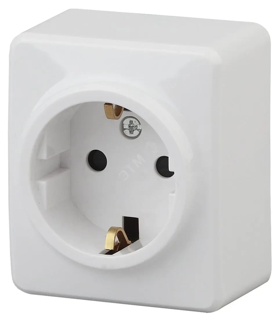 Розетка 2P+E Schuko со шторками, 16A-250В, ОУ, Эра Эксперт, белый, 11-2204-01 Розетка 2P+E Schuko со шторками, 16A-250В, ОУ, Эра Эксперт, белый, 11-2204-01