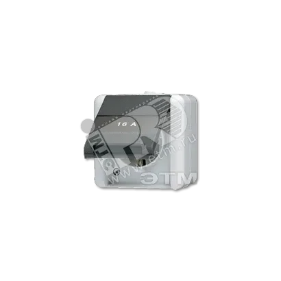 Розетка штепсельная SCHUKO 16А 250V с защитой от детей и полем для надписи IP44 Розетка штепсельная SCHUKO 16А 250V с защитой от детей и полем для надписи IP44