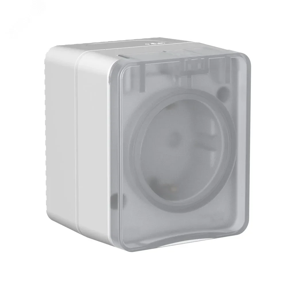 AtlasDesign PROFI IP54 открытой установки розетка с заземлением со шторками 16А 250В, серый AtlasDesign PROFI IP54 открытой установки розетка с заземлением со шторками 16А 250В, серый