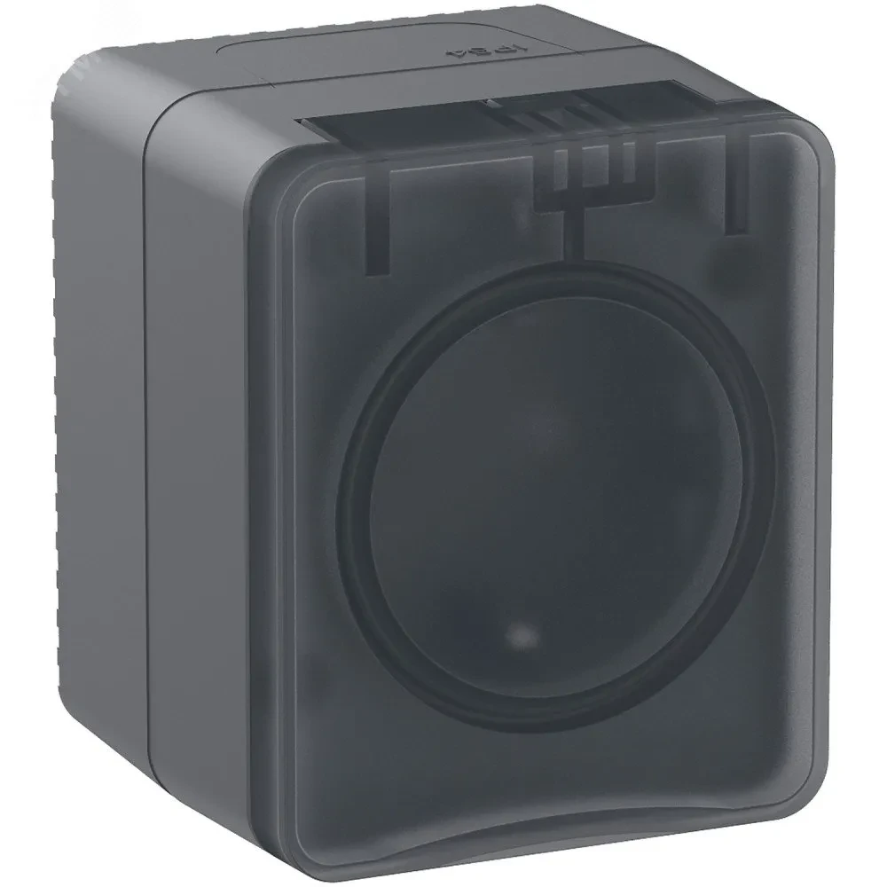 AtlasDesign Profi54 розетка с заземлением со шторками IP54 16А 250B, АНТРАЦИТ, Россия AtlasDesign Profi54 розетка с заземлением со шторками IP54 16А 250B, АНТРАЦИТ, Россия