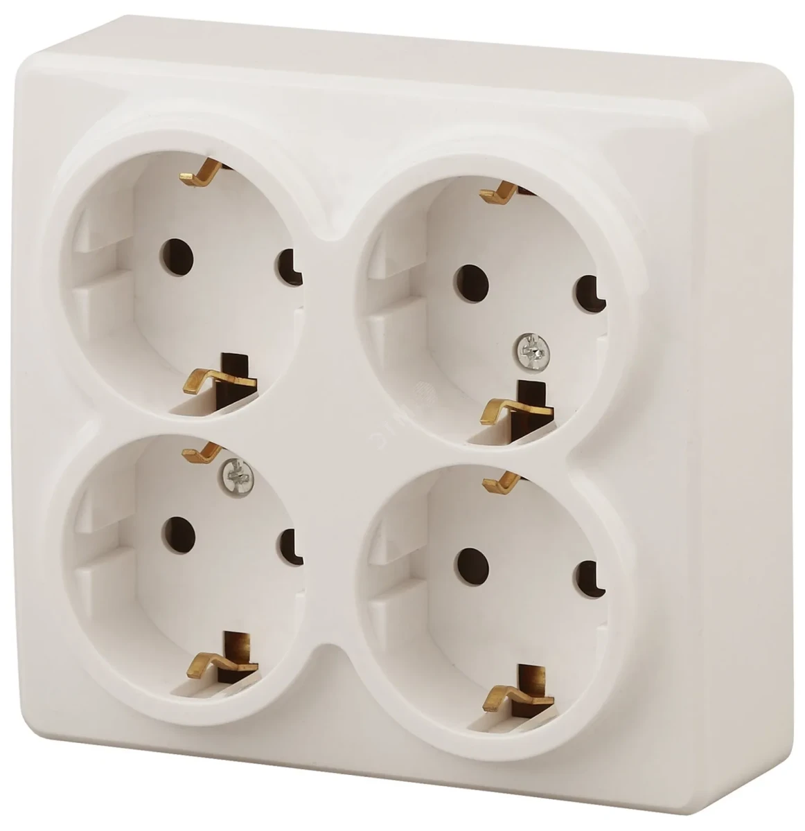 Розетка 4х2P+E Schuko со шторками, 16A-250В, ОУ, Эра Эксперт, сл.кость, 11-2211-02 Розетка 4х2P+E Schuko со шторками, 16A-250В, ОУ, Эра Эксперт, сл.кость, 11-2211-02