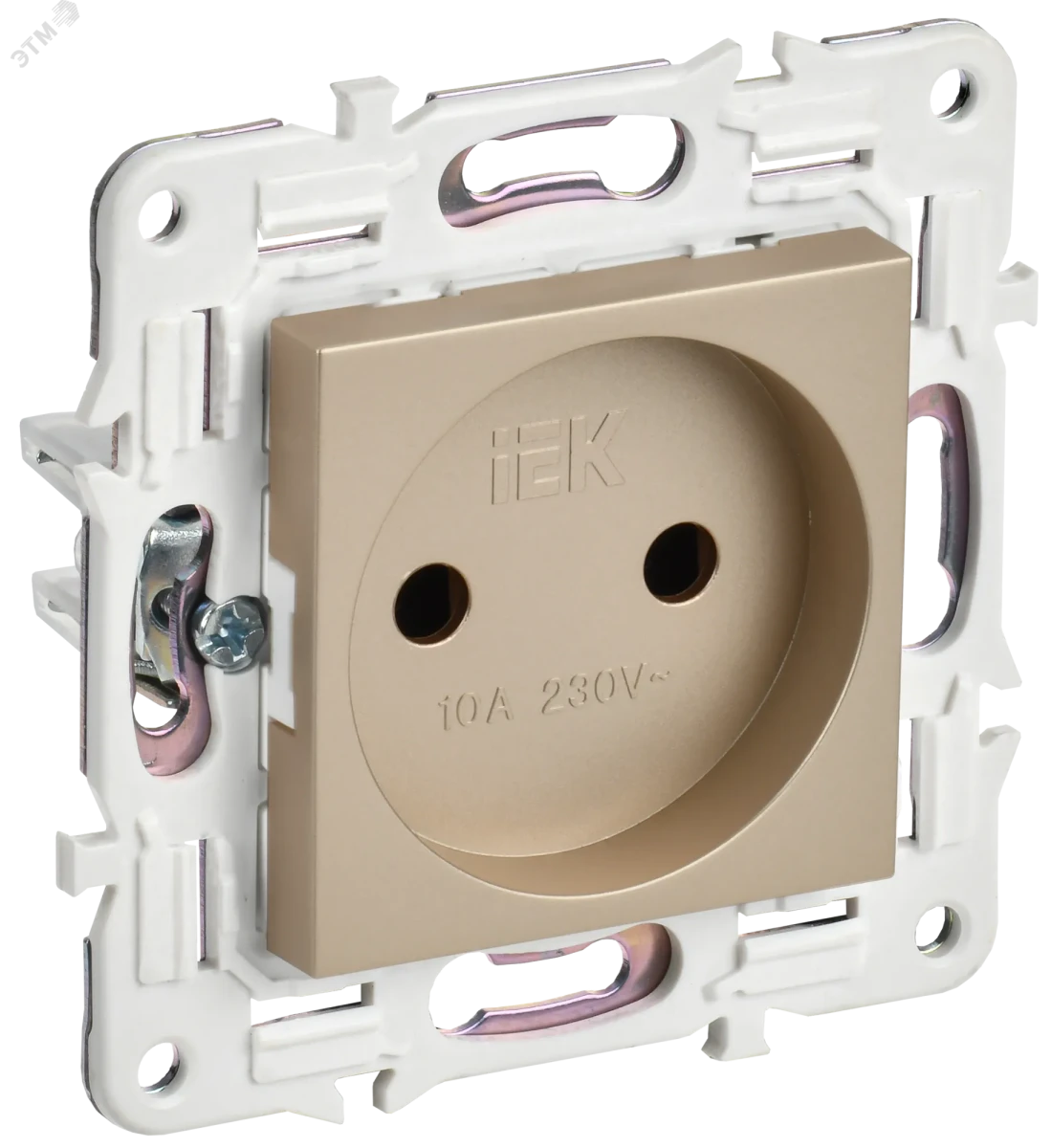 SKANDY Розетка без заземления без защитных шторок 10А SK-R02Sa песочный IEK SKANDY Розетка без заземления без защитных шторок 10А SK-R02Sa песочный IEK