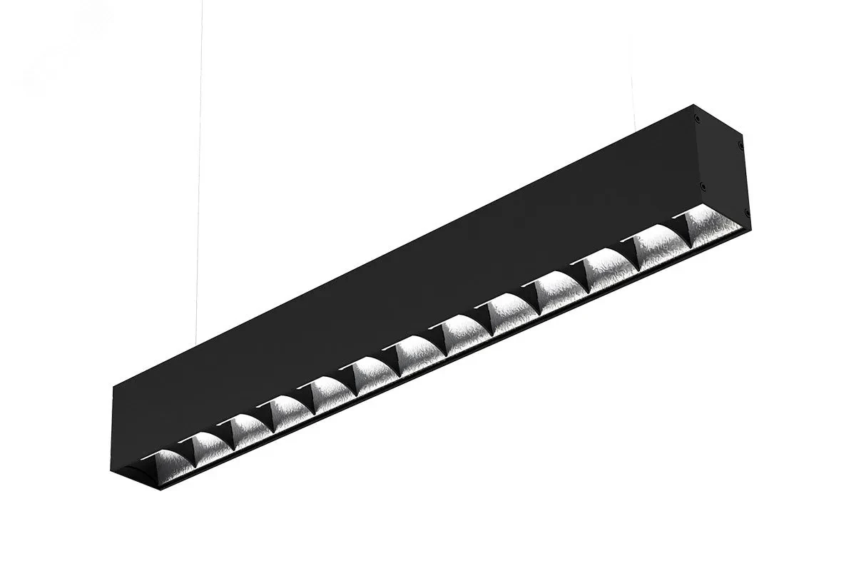 Светильник LED Effect СТРЕЛА UGR 40Вт 3100лм 3000К IP20 КСС Д подвесные, DALI Светильник LED Effect СТРЕЛА UGR 40Вт 3100лм 3000К IP20 КСС Д подвесные, DALI