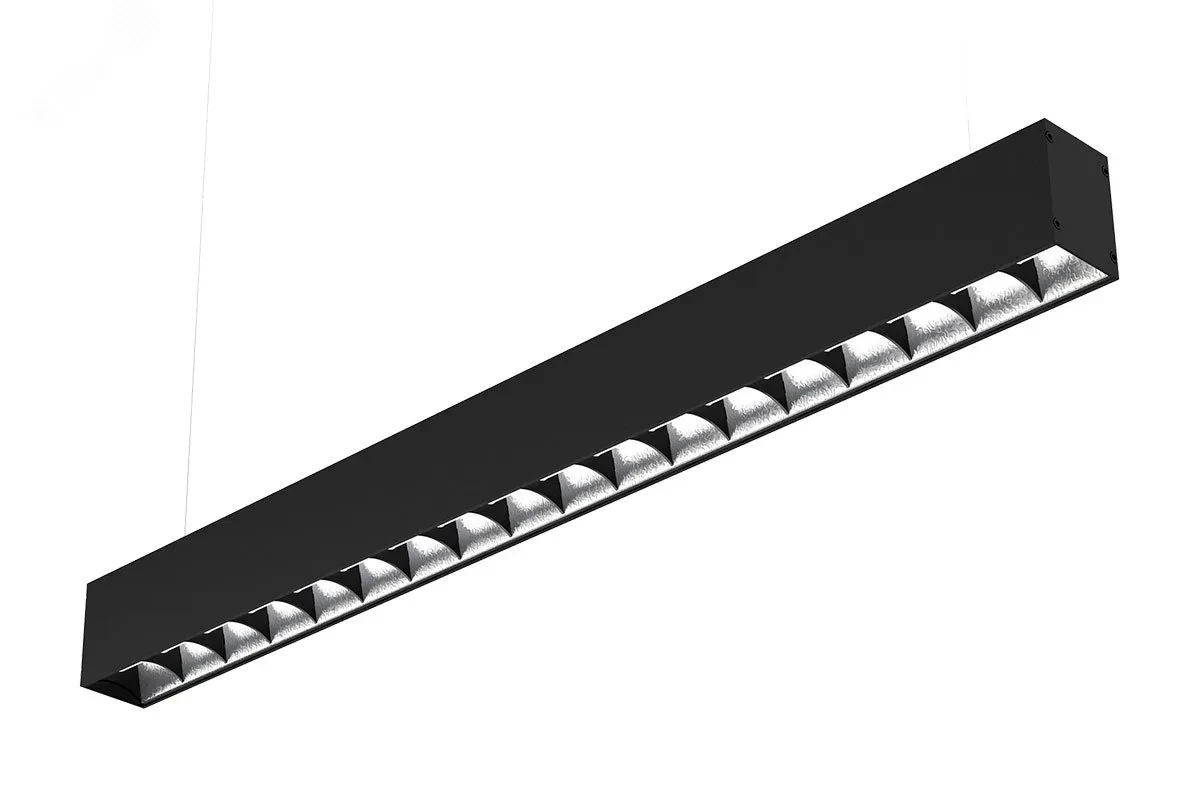 Светильник LED Effect СТРЕЛА UGR 60Вт 4700лм 3000К IP20 КСС Д подвесные, DALI Светильник LED Effect СТРЕЛА UGR 60Вт 4700лм 3000К IP20 КСС Д подвесные, DALI