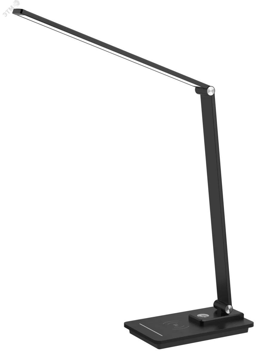 Настольный светильник светодиодный сетевой TL-7DRCH-B (7 W) черный (USB, Qi зарядка) Настольный светильник светодиодный сетевой TL-7DRCH-B (7 W) черный (USB, Qi зарядка)
