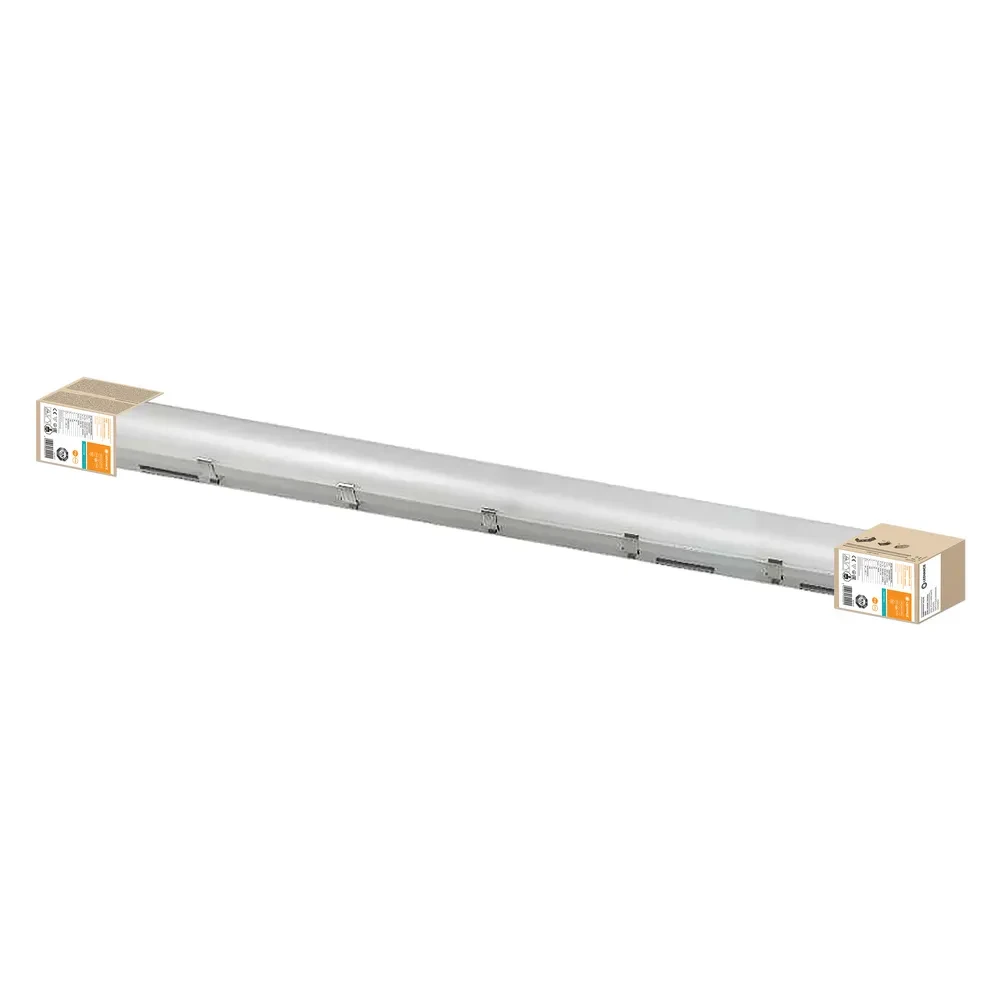 Светильник светодиодный ДСП-34Вт 4000K 3700Лм IP65 серый 1,8м DAMP PROOF VALUE Светильник светодиодный ДСП-34Вт 4000K 3700Лм IP65 серый 1,8м DAMP PROOF VALUE
