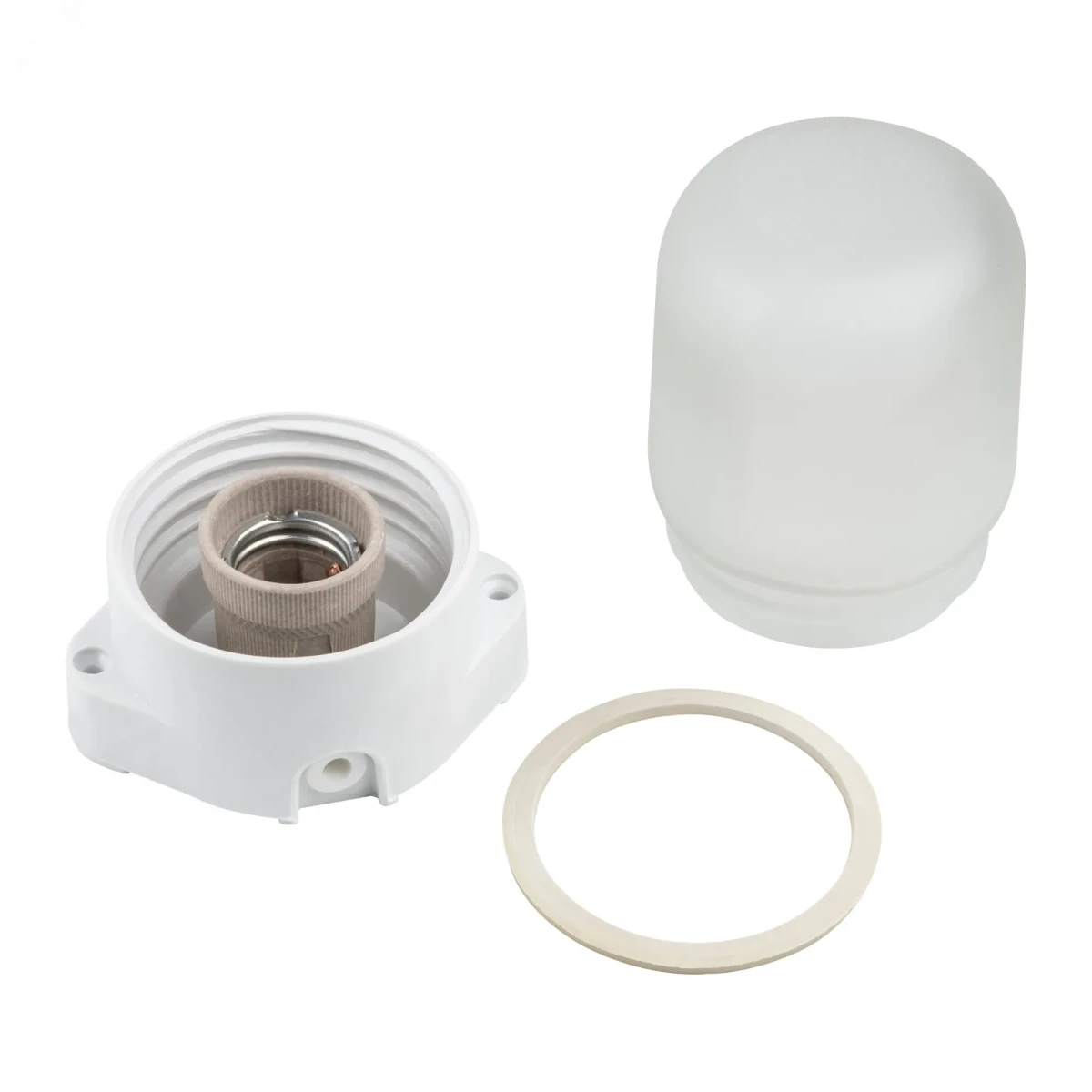 Светильник UWL-K01R 60W/E27 IP65 WHITE влагозащищенный под лампу Е27, для бань и саун, до +125°С. Цвет корпуса белый. ТМ Uniel Светильник UWL-K01R 60W/E27 IP65 WHITE влагозащищенный под лампу Е27, для бань и саун, до +125°С. Цвет корпуса белый. ТМ Uniel
