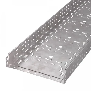 Лоток перфорированный Стандарт INOX (AISI 409) 400х80х3000 (1,0 мм)