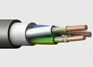 Кабель силовой ВВГнг(А)-FRLS 3х2,5 ок (N.РЕ)-0,66 ТРТС