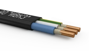 Кабель силовой ВВГ-Пнг(А)-FRLS 3х2.5 ок (N.РЕ)-0.66 плоский ТРТС 100м