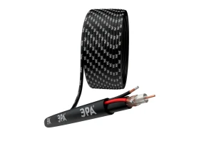 Кабель для аналогового видеонаблюдения ЭРА Simple KL-0.75-PE КВК-П-2 +2x0.75 мм кв. бухта 200 метров. чёрный Кабель для аналогового видеонаблюдения ЭРА Simple KL-0.75-PE КВК-П-2 +2x0.75 мм кв. бухта 200 метров. чёрный