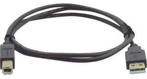 Кабель USB-A 2.0 М на USB-B М, 3.0 м., черный Кабель USB-A 2.0 М на USB-B М, 3.0 м., черный