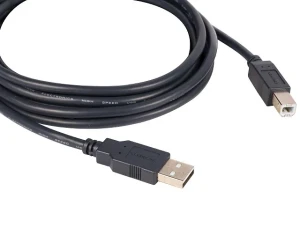 Кабель USB-A 2.0 М на USB-B М, 1.8 м., черный