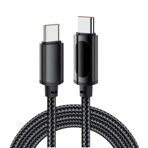 Кабель USB Type-C - Type-С, 5A, 100Вт, 1м, черный Кабель USB Type-C - Type-С, 5A, 100Вт, 1м, черный