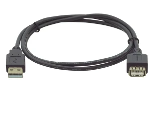 Кабель USB-A 2.0 M на USB-A F, 4.6 м., черный