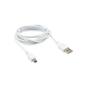 Кабель USB-mini USB/PVC/white/1,8м, Кабель USB-mini USB/PVC/white/1,8м,
