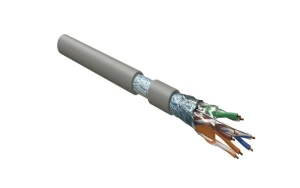 Витая пара экран FTP F/UTP категория 5e 4 пары 24 AWG одножильный LSZH (305м) серый Витая пара экран FTP F/UTP категория 5e 4 пары 24 AWG одножильный LSZH (305м) серый