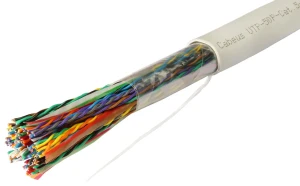 Кабель витая пара UTP-50P-Cat.5-IN UTP (U/UTP), категория 5, 50 пар (24 AWG), одножильный (solid), PVC нг(А)-LS Кабель витая пара UTP-50P-Cat.5-IN UTP (U/UTP), категория 5, 50 пар (24 AWG), одножильный (solid), PVC нг(А)-LS
