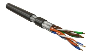 Кабель витая пара экранированная U/FTPкатегория 6 4 пары (26 AWG)многожильный Кабель витая пара экранированная U/FTPкатегория 6 4 пары (26 AWG)многожильный