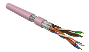 Кабель витая пара экранированная U/FTPкатегория 6 4 пары (26 AWG)многожильный Кабель витая пара экранированная U/FTPкатегория 6 4 пары (26 AWG)многожильный