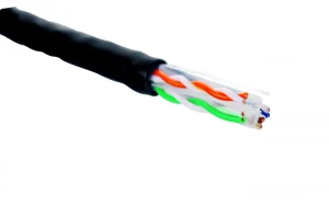 Витая пара 6 U/UTP 4 пары 23 AWG нг(А)-HF внутренней прокладки. черный ( 305м ) Витая пара 6 U/UTP 4 пары 23 AWG нг(А)-HF внутренней прокладки. черный ( 305м )