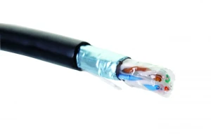 Витая пара 6 F/UTP 4 пары 23 AWG нг(А)-HF внешней/внутренней прокладки. черный ( 305м ) Витая пара 6 F/UTP 4 пары 23 AWG нг(А)-HF внешней/внутренней прокладки. черный ( 305м )